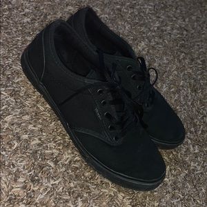 All black Vans